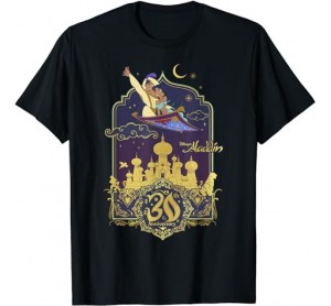 Disney Aladdin 30th Aladdin And Jasmine Magic Carpet Ride T-Shirt